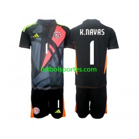 Camiseta Costa Rica Keylor Navas 1 Portero Niño Tercera Equipación 2024